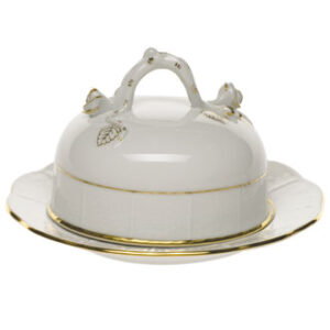 Round Covered Butter Dish