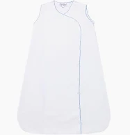 White w/ Blue Trim sleep sack