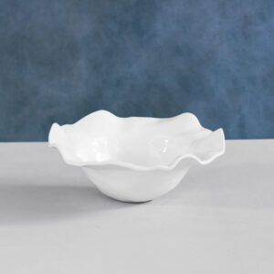 White Melamine Large Viana Bowl