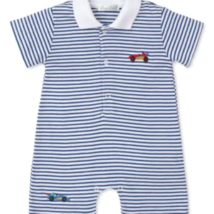 Race Car Striped Shortall