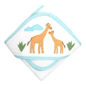 Giraffe Hooded Towel w/ Mitt