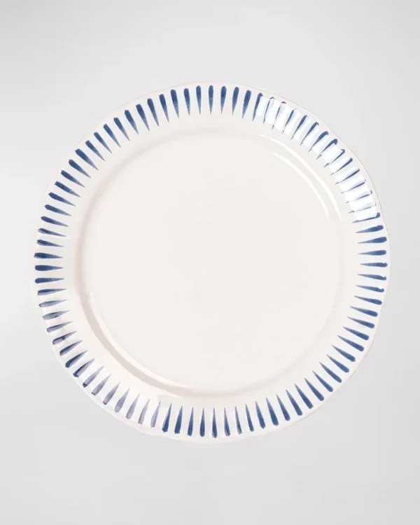 Sitio Stripe Dinner Plate Delft Blue