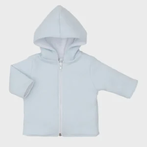 Jacquard Padded zip jacket lt. blue