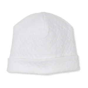 Jacquard Hat White