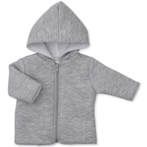Jacquard Zip Jacket Gray
