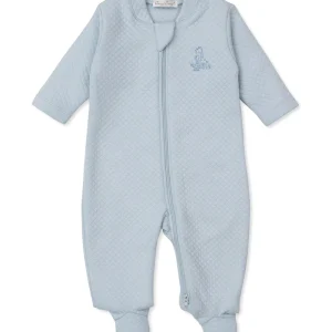 Jacquard Gray Footie w/ Giraffe