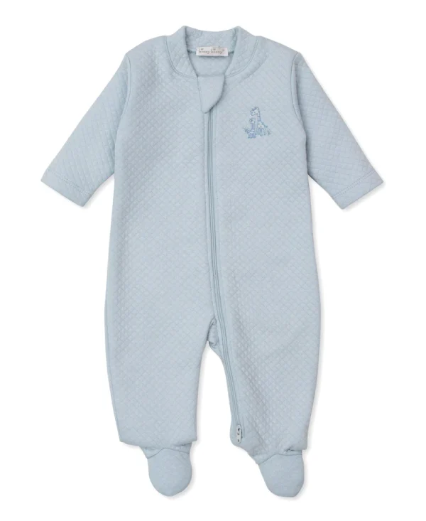 Jacquard Gray Footie w/ Giraffe