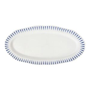 Sitio Stripe Delft Blue Hostess Tray