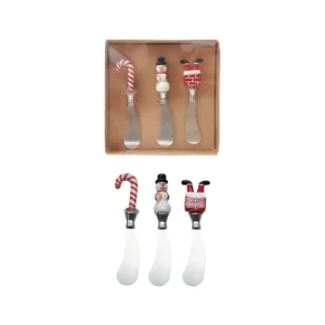 Set 3 Holiday Cheese Spreaders