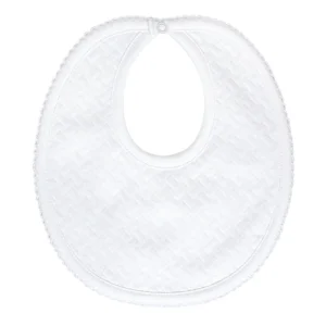Bib white w/ blue trim