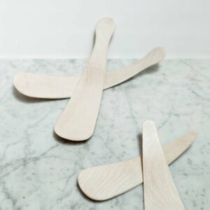 Rustic White Pearl Salad Servers