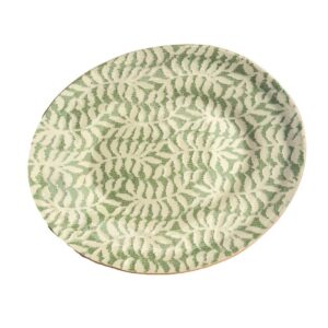 Oval Platter Citrus Fern
