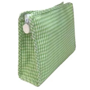 Roadie Lg Gingham Leaf green