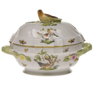 2 Quart Tureen with Bird