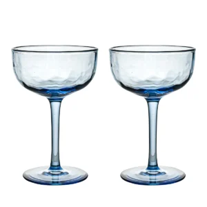 Puro Chambray Cocktail Glass Set 2