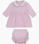 Dress w/ Hand Smocking Pink