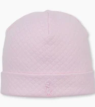 Pink Jacquard Hat w/ Giraffe